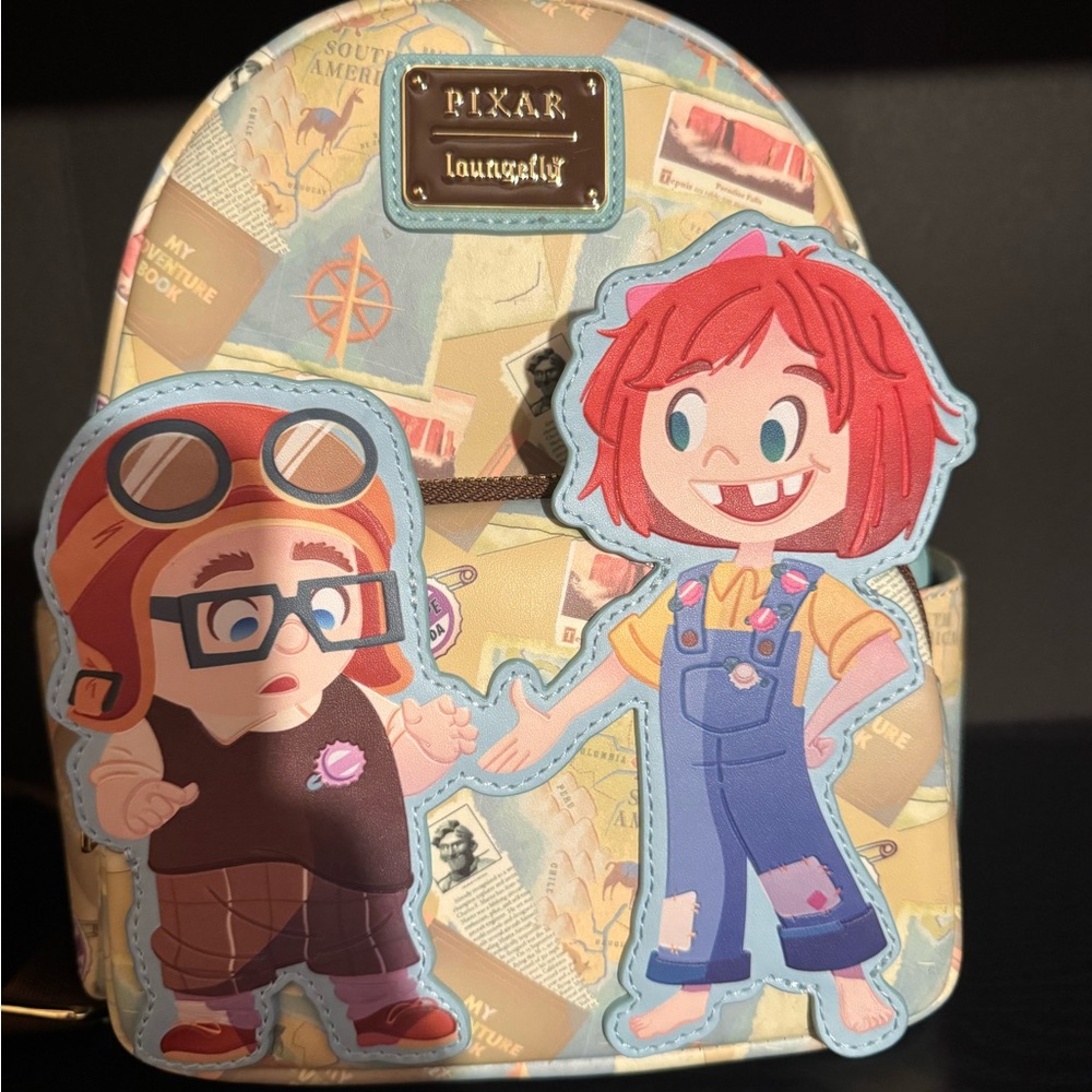 Pixar Loungefly Backpack with Characters
